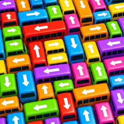 Icono de Bus Flow: Traffic Color Sort